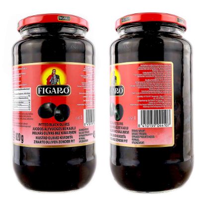 Figaro Pitted Black Olives from Spain Now in Nepal