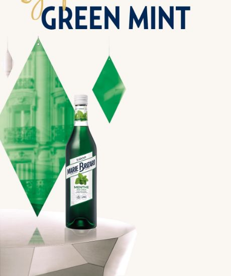 Picture of GREEN MINT SYRUP.