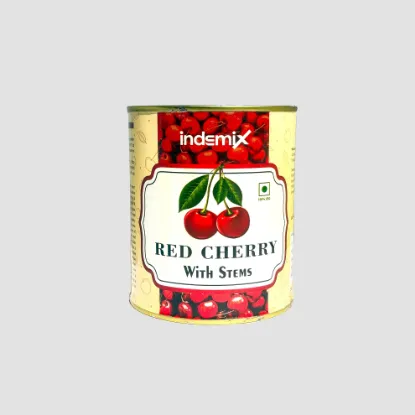 Red Cherry with Stems Canned Indemix 830g