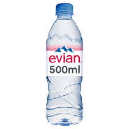 Picture of Evian water .
