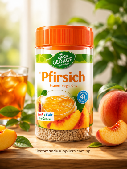 Picture of Peach Ice Tea Drink.